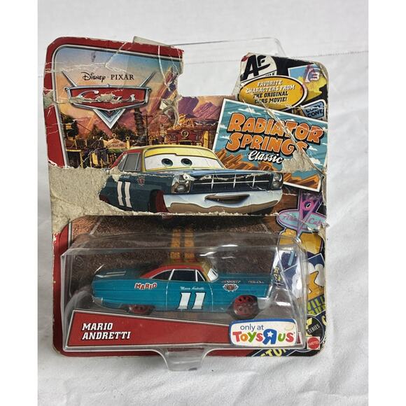 Disney Pixar - Cars Mario Andretti Toy R Us Exclusive Die-Cast Vehicle - Mattel - Picture 1 of 11